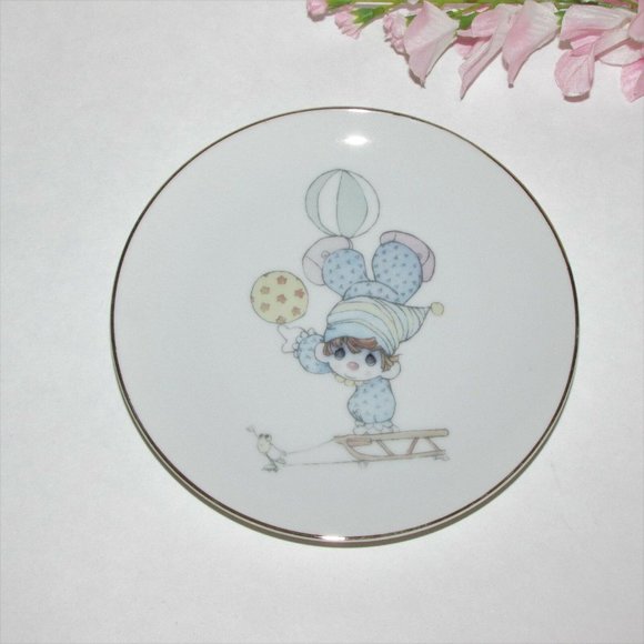 1984 Precious Moments Clown Collector Plate Life Balance Vintage - Picture 2 of 5